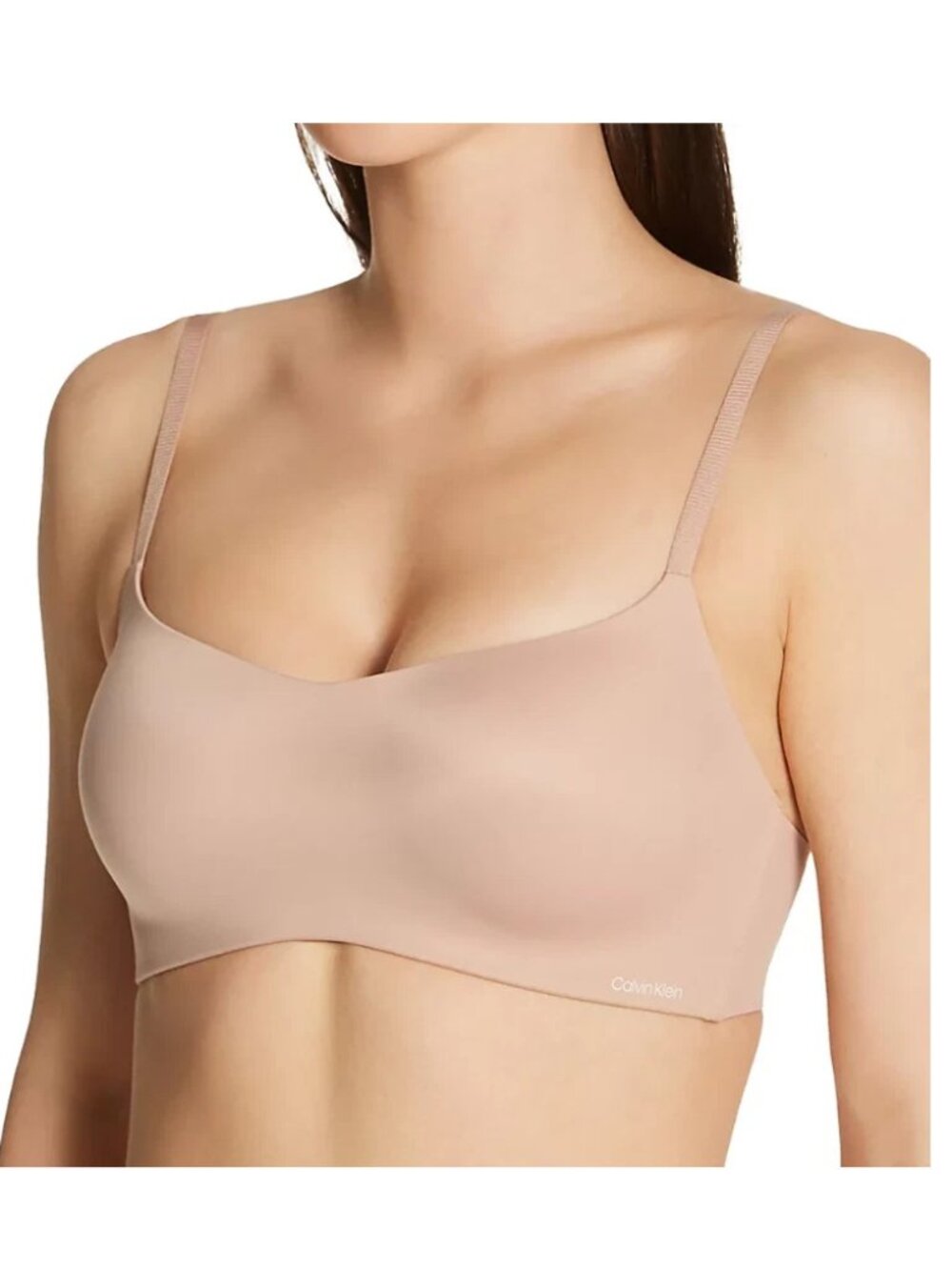 Calvin Klein Liquid Touch Lightly Lined Demi Bra Cedar 36C NWT
